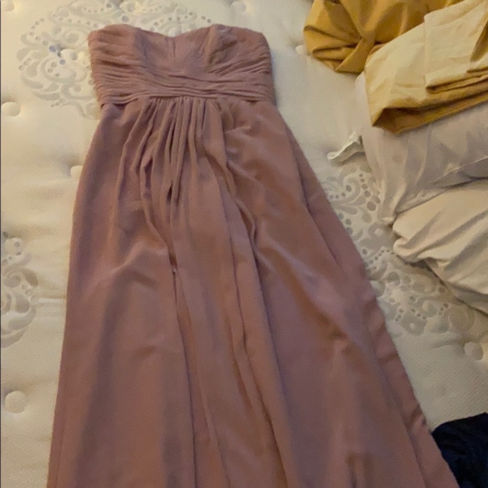 David’s Bridal Strapless Dress